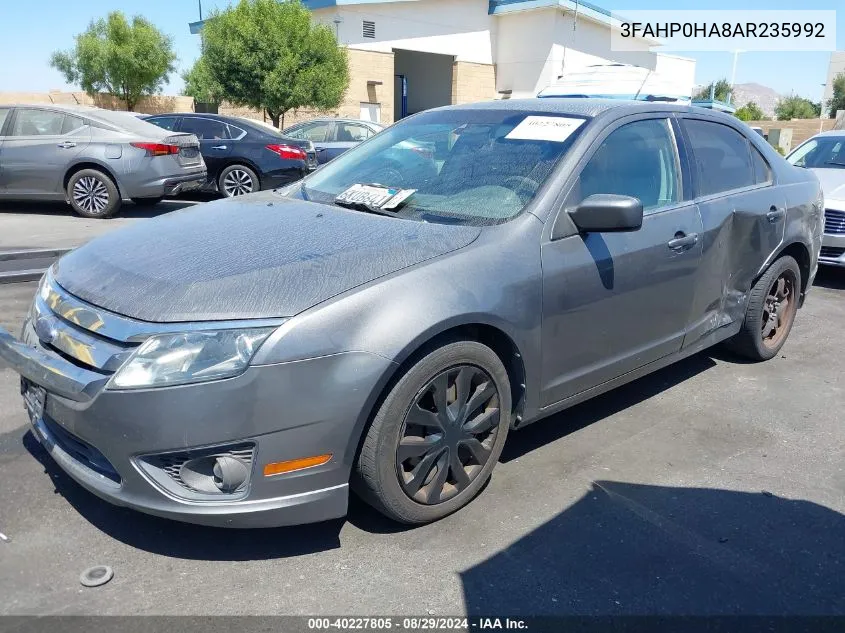 2010 Ford Fusion Se VIN: 3FAHP0HA8AR235992 Lot: 40227805