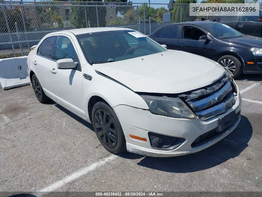 2010 Ford Fusion Se VIN: 3FAHP0HA8AR162896 Lot: 40235432