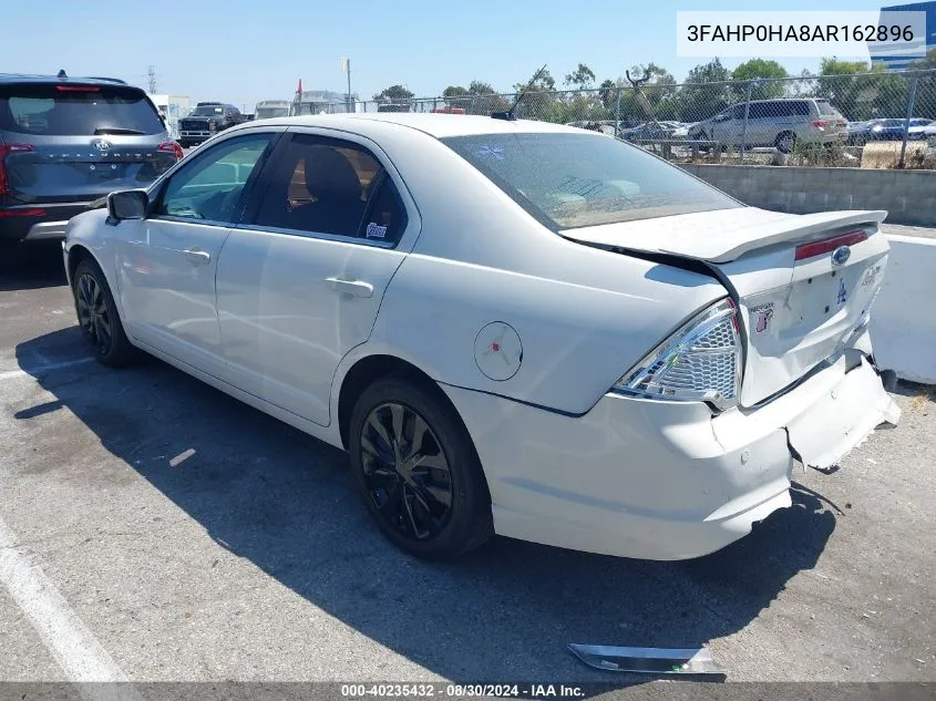 2010 Ford Fusion Se VIN: 3FAHP0HA8AR162896 Lot: 40235432