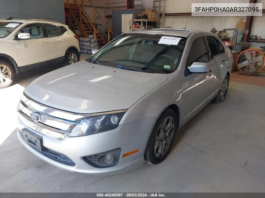 3FAHP0HA0AR327095 2010 Ford Fusion Se