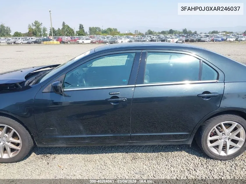 2010 Ford Fusion Sel VIN: 3FAHP0JGXAR246037 Lot: 40264561