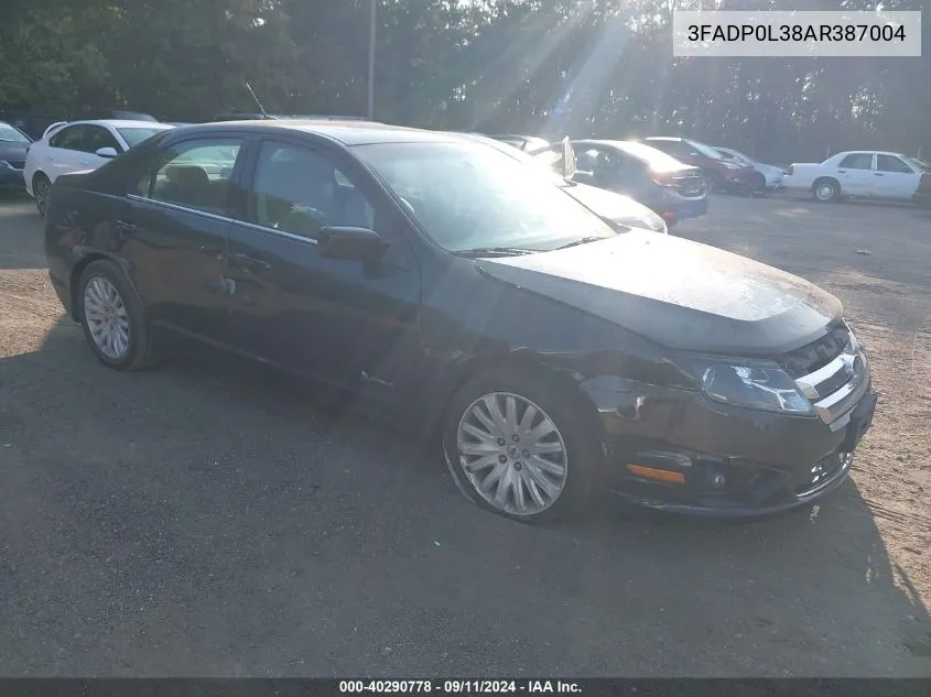 2010 Ford Fusion Hybrid VIN: 3FADP0L38AR387004 Lot: 40290778