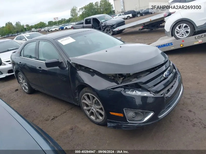 3FAHP0HA2AR269300 2010 Ford Fusion Se