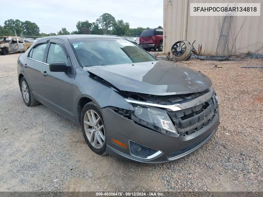 2010 Ford Fusion Sel VIN: 3FAHP0CG8AR134818 Lot: 40306476