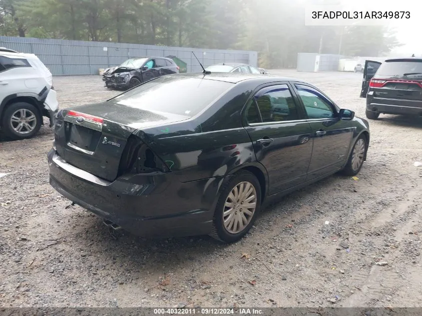 3FADP0L31AR349873 2010 Ford Fusion Hybrid Hybrid