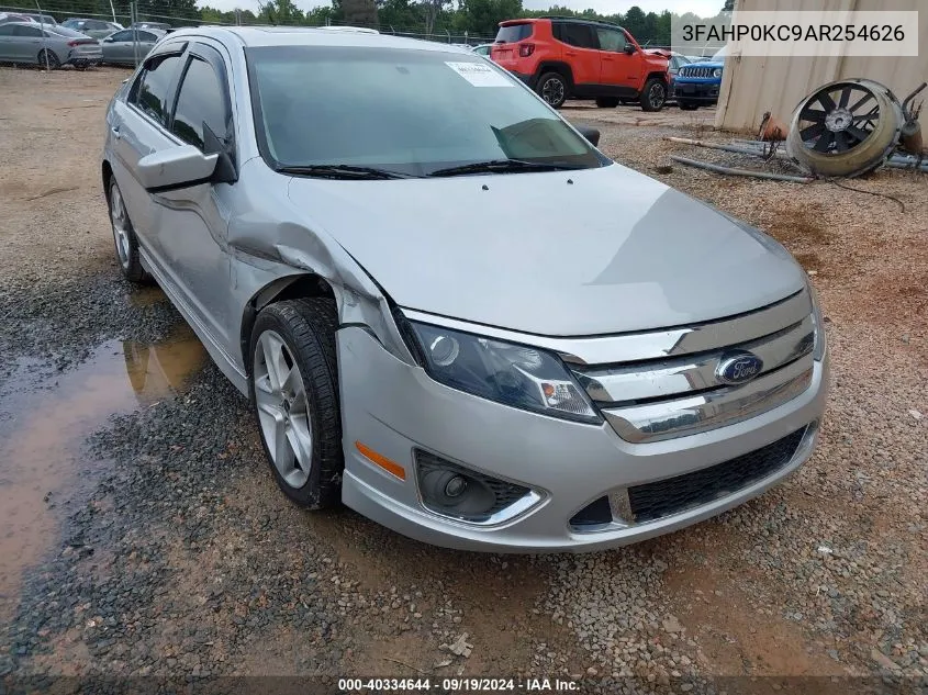 2010 Ford Fusion Sport VIN: 3FAHP0KC9AR254626 Lot: 40334644