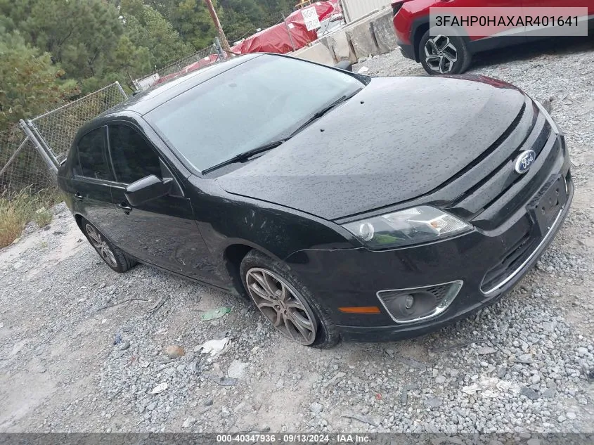 2010 Ford Fusion Se VIN: 3FAHP0HAXAR401641 Lot: 40347936