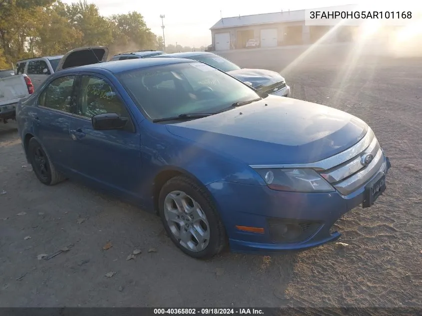 2010 Ford Fusion Se VIN: 3FAHP0HG5AR101168 Lot: 40365802