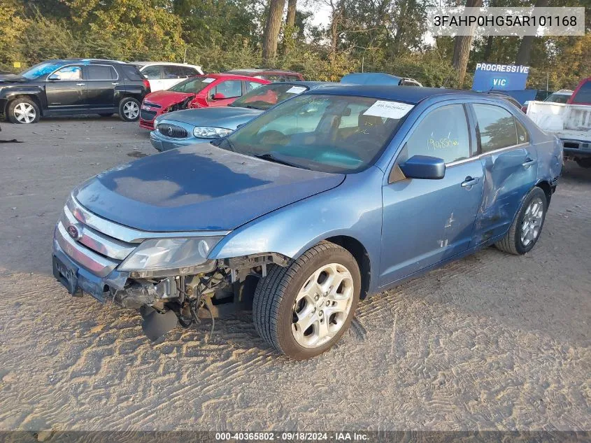 2010 Ford Fusion Se VIN: 3FAHP0HG5AR101168 Lot: 40365802