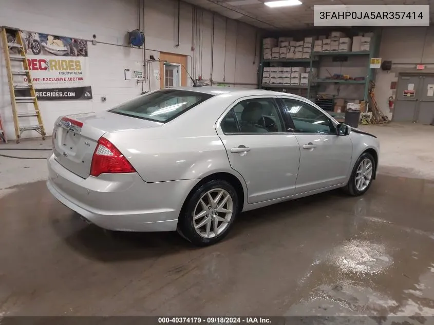 3FAHP0JA5AR357414 2010 Ford Fusion Sel