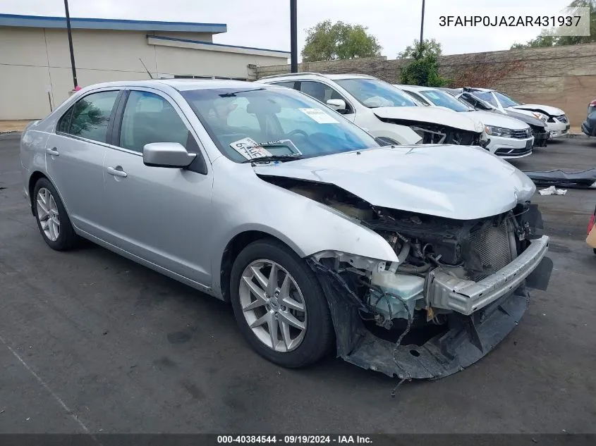 3FAHP0JA2AR431937 2010 Ford Fusion Sel