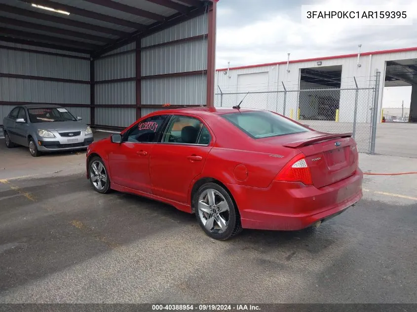 2010 Ford Fusion Sport VIN: 3FAHP0KC1AR159395 Lot: 40388954