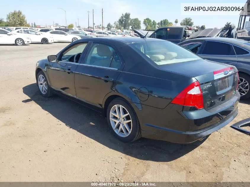 2010 Ford Fusion Sel VIN: 3FAHP0JG2AR300964 Lot: 40407970