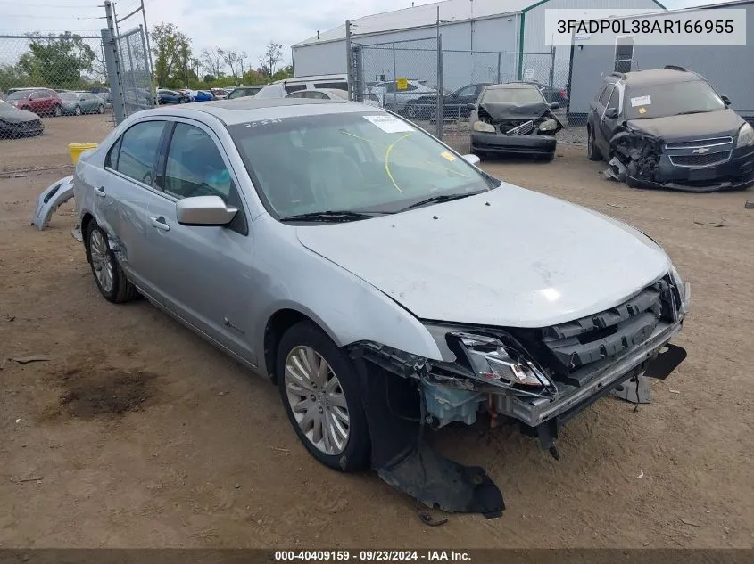 2010 Ford Fusion Hybrid VIN: 3FADP0L38AR166955 Lot: 40409159