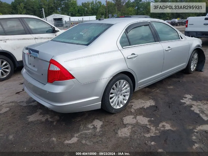 3FADP0L33AR295931 2010 Ford Fusion Hybrid Hybrid