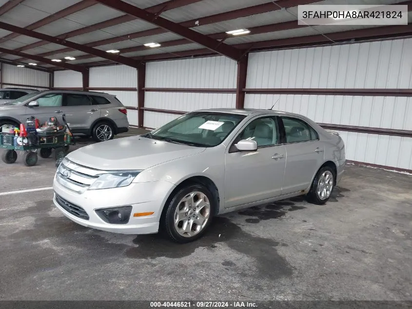 3FAHP0HA8AR421824 2010 Ford Fusion Se