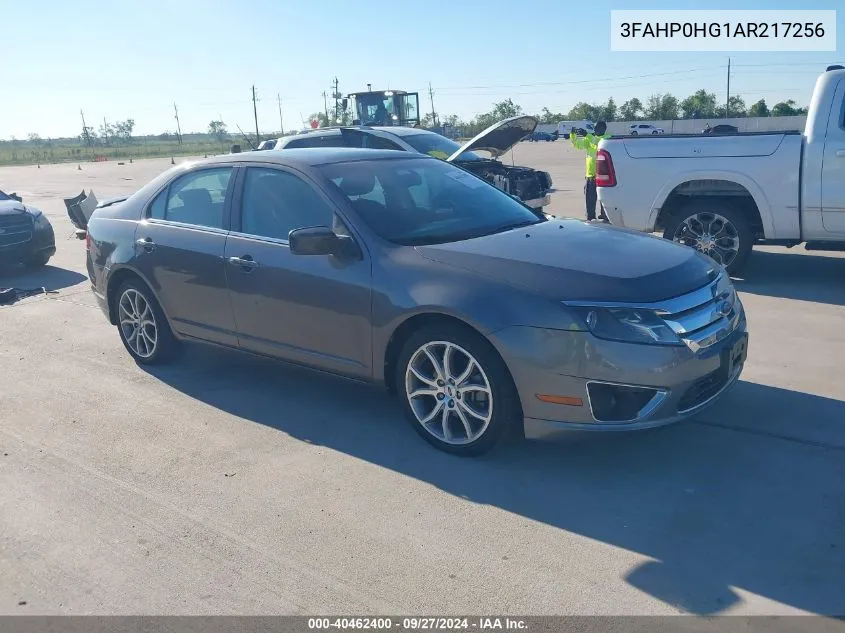 2010 Ford Fusion Se VIN: 3FAHP0HG1AR217256 Lot: 40462400