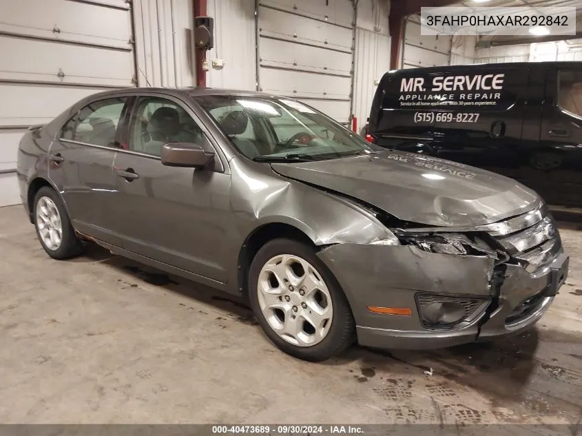 3FAHP0HAXAR292842 2010 Ford Fusion Se