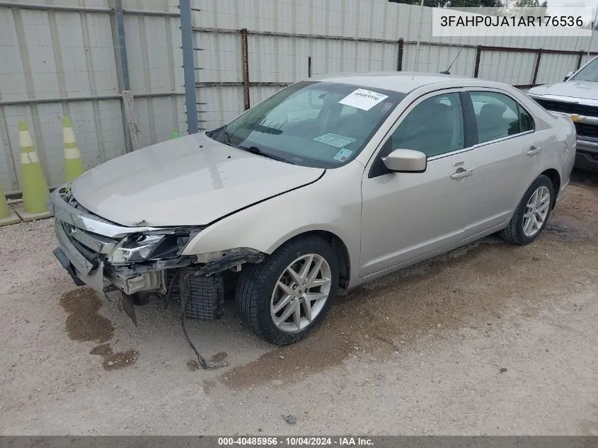 3FAHP0JA1AR176536 2010 Ford Fusion Sel