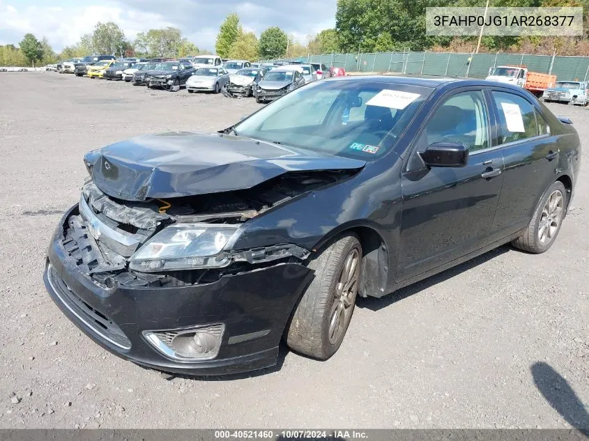 3FAHP0JG1AR268377 2010 Ford Fusion Sel