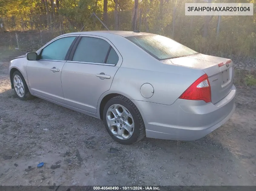 3FAHP0HAXAR201004 2010 Ford Fusion Se