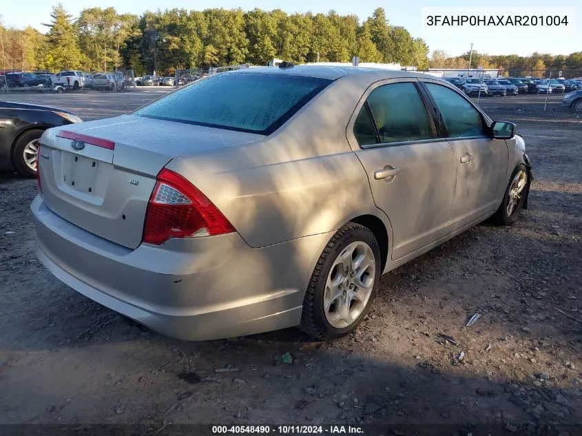 3FAHP0HAXAR201004 2010 Ford Fusion Se