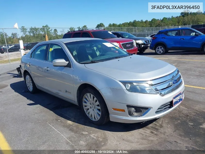 2010 Ford Fusion Hybrid VIN: 3FADP0L3XAR396450 Lot: 40553288