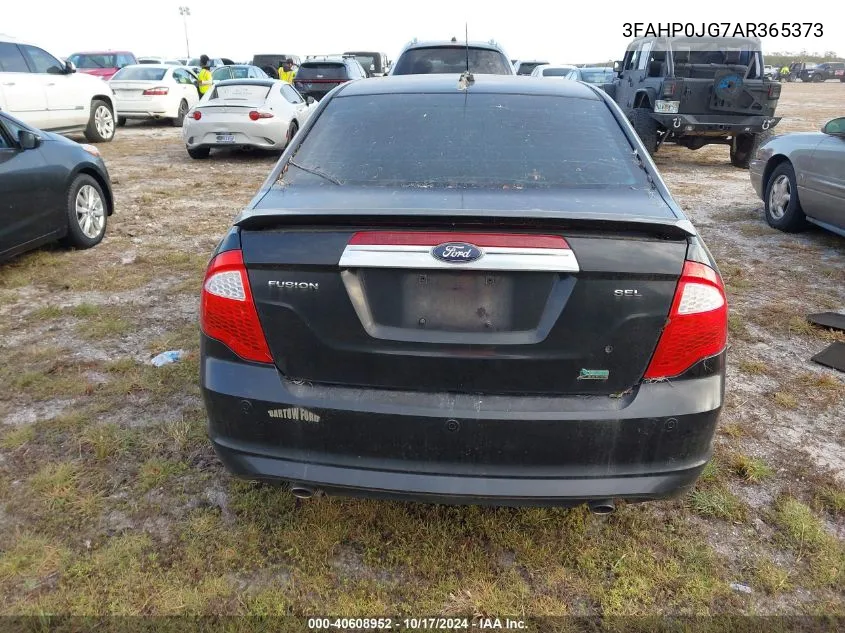 3FAHP0JG7AR365373 2010 Ford Fusion Sel