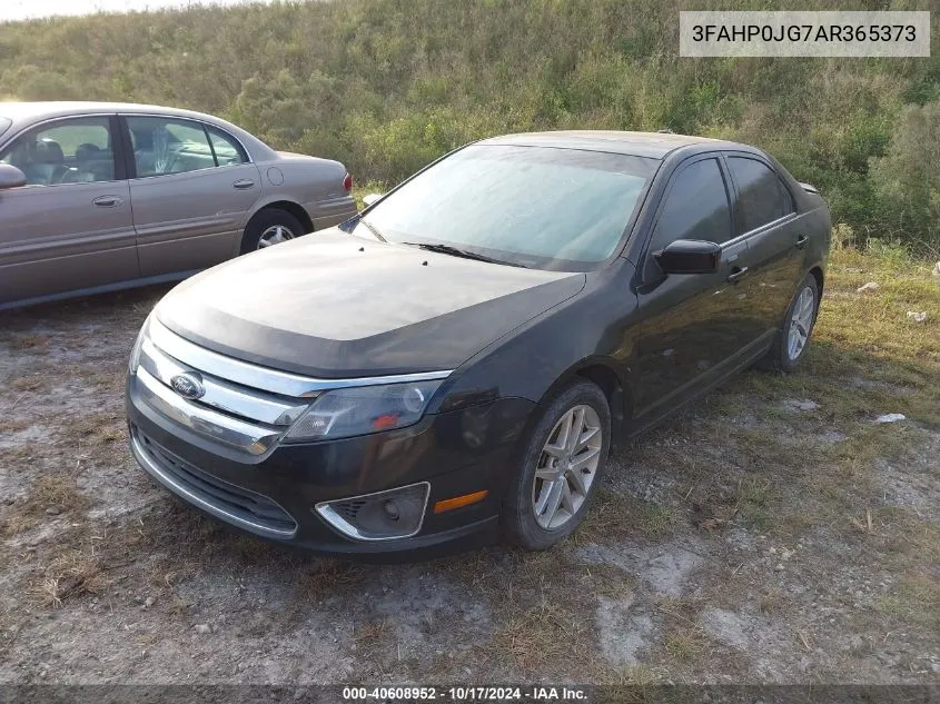 2010 Ford Fusion Sel VIN: 3FAHP0JG7AR365373 Lot: 40608952