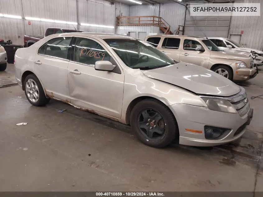 2010 Ford Fusion Se VIN: 3FAHP0HA9AR127252 Lot: 40710859