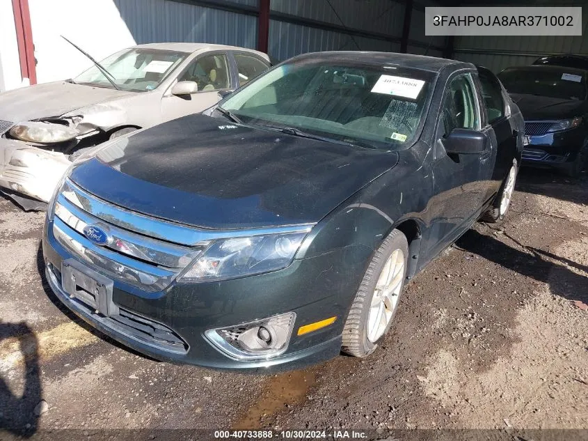 3FAHP0JA8AR371002 2010 Ford Fusion Sel