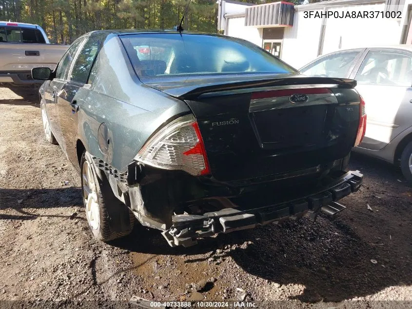 3FAHP0JA8AR371002 2010 Ford Fusion Sel