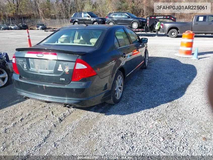 2010 Ford Fusion Sel VIN: 3FAHP0JG1AR225061 Lot: 40823797