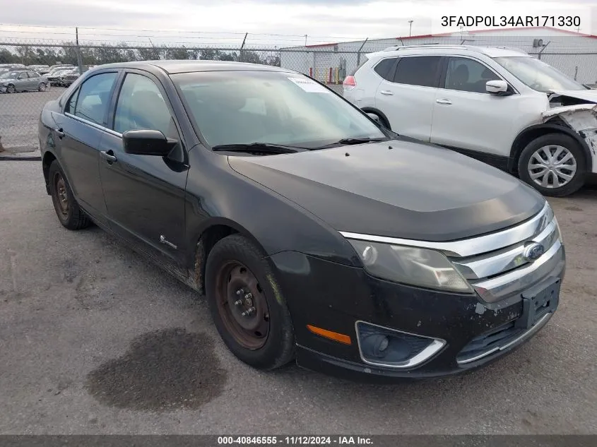 2010 Ford Fusion Hybrid VIN: 3FADP0L34AR171330 Lot: 40846555