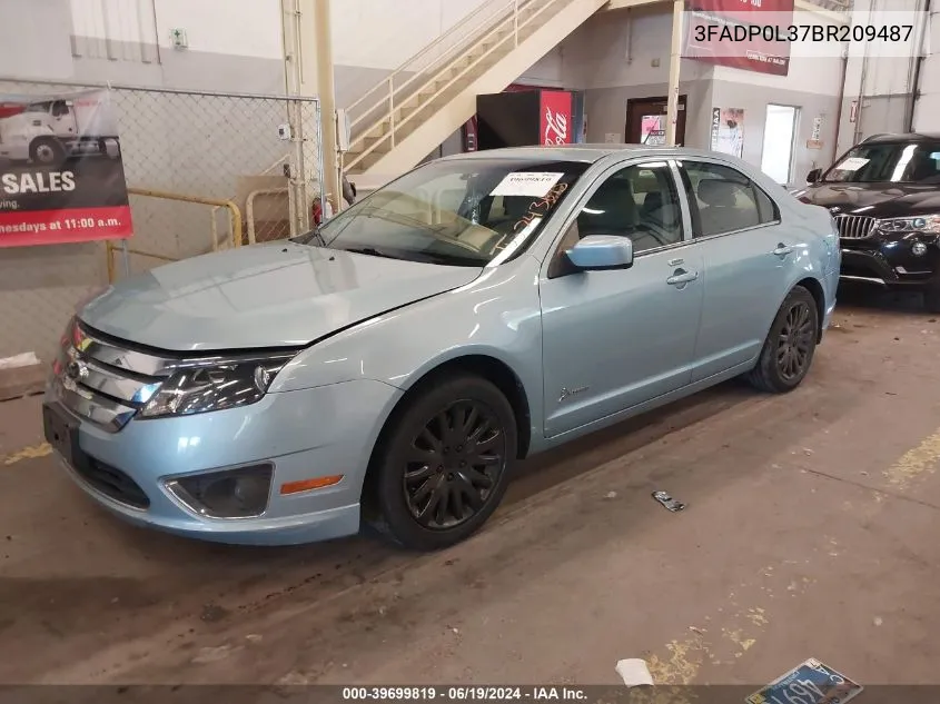 3FADP0L37BR209487 2011 Ford Fusion Hybrid