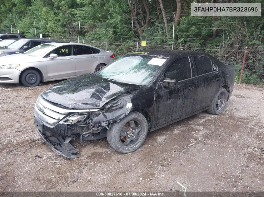 2011 Ford Fusion Se VIN: 3FAHP0HA7BR328696 Lot: 39827618