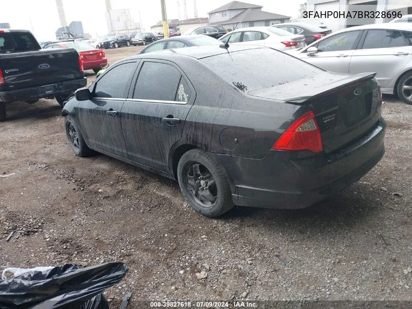 2011 Ford Fusion Se VIN: 3FAHP0HA7BR328696 Lot: 39827618