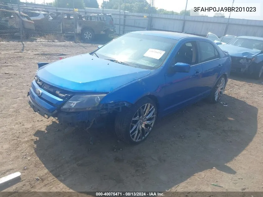 3FAHP0JA9BR201023 2011 Ford Fusion Sel