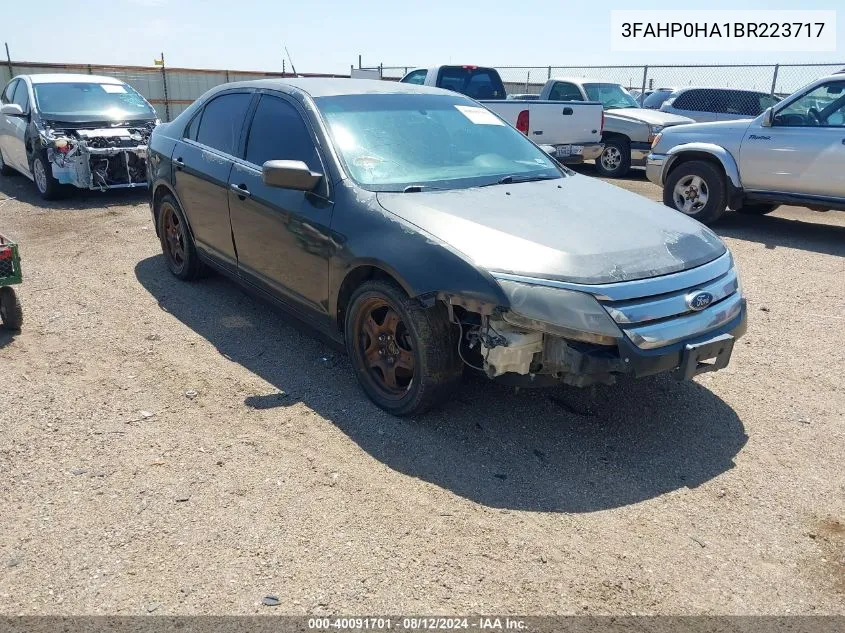 3FAHP0HA1BR223717 2011 Ford Fusion Se