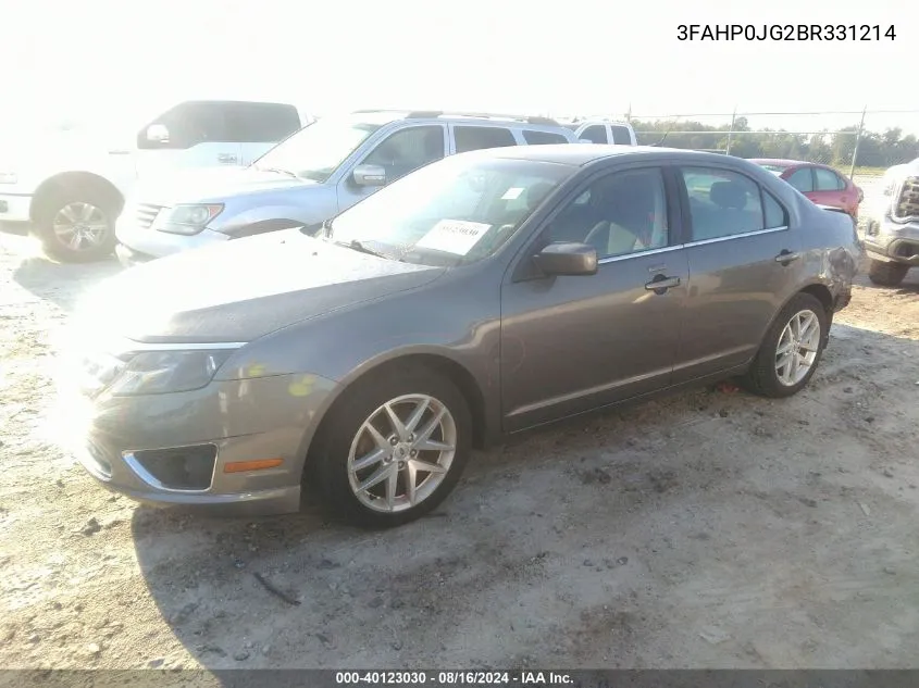 3FAHP0JG2BR331214 2011 Ford Fusion Sel