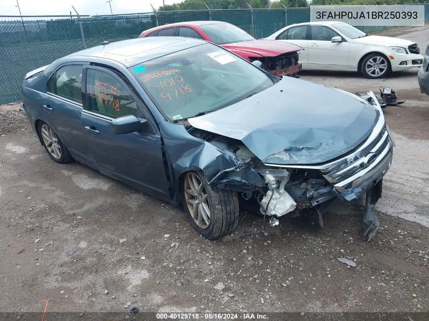 3FAHP0JA1BR250393 2011 Ford Fusion Sel