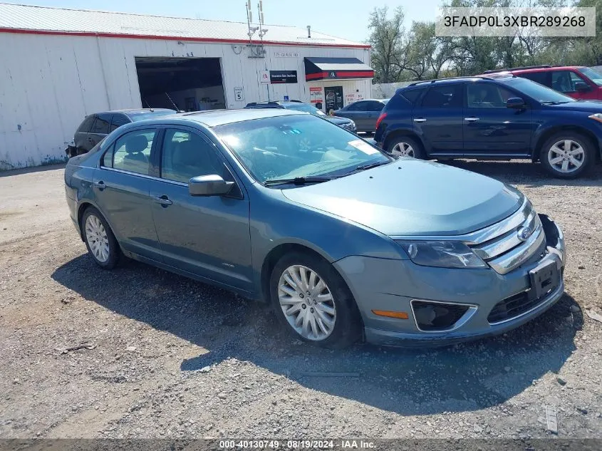 3FADP0L3XBR289268 2011 Ford Fusion Hybrid