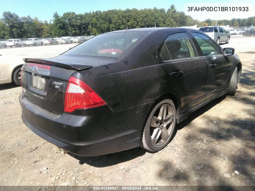 2011 Ford Fusion Sport VIN: 3FAHP0DC1BR101933 Lot: 40259887