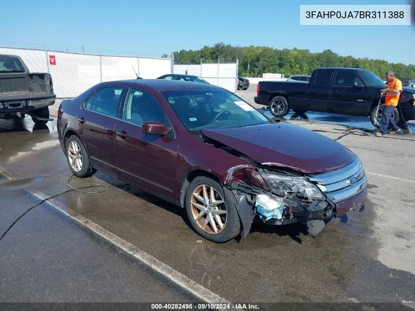 3FAHP0JA7BR311388 2011 Ford Fusion Sel