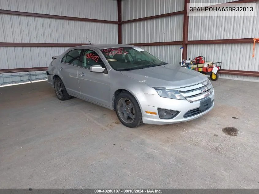 3FAHPOHA65BR32013 2011 Ford Fusion Zx3