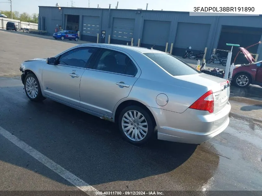 3FADP0L38BR191890 2011 Ford Fusion Hybrid