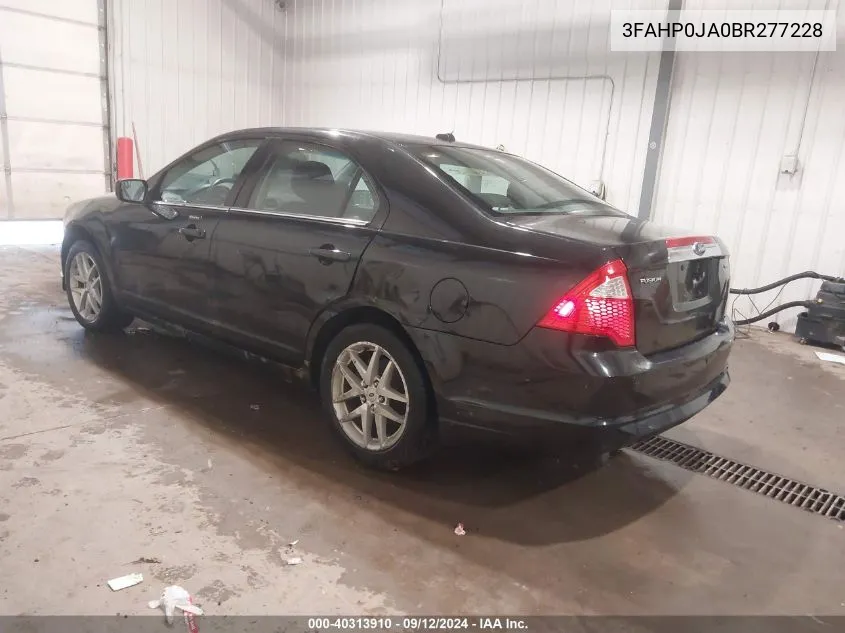 3FAHP0JA0BR277228 2011 Ford Fusion Sel