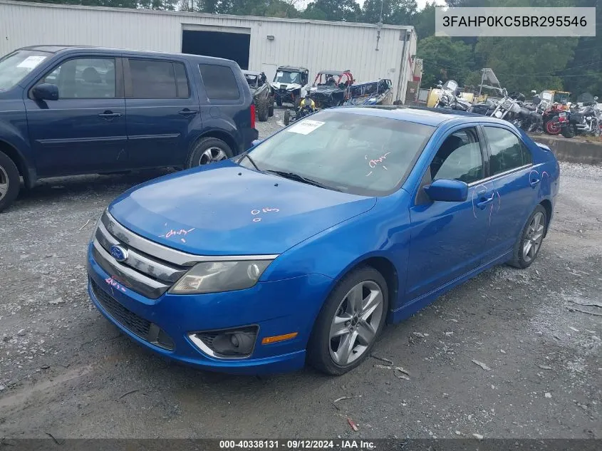 3FAHP0KC5BR295546 2011 Ford Fusion Sport