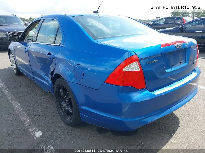 3FAHP0HA1BR101956 2011 Ford Fusion Se