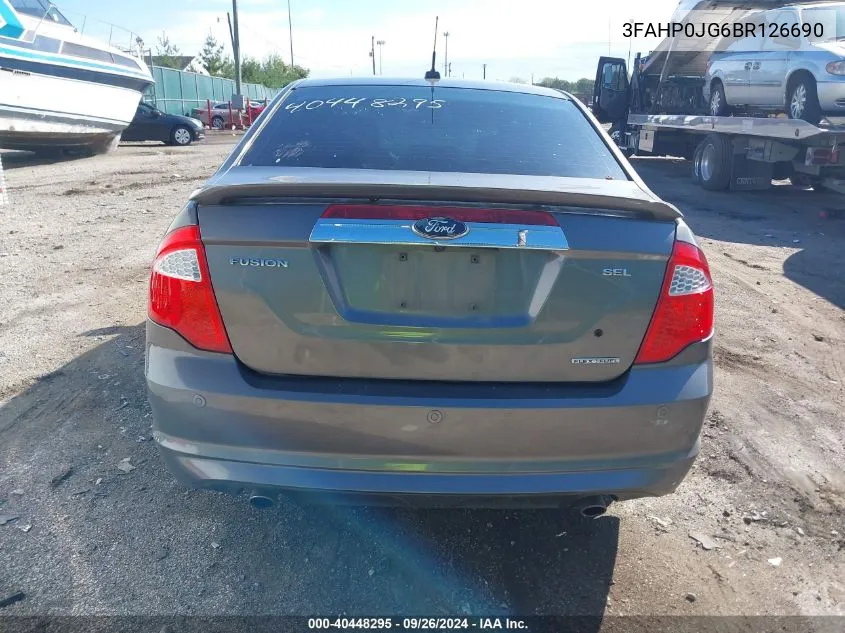 3FAHP0JG6BR126690 2011 Ford Fusion Sel